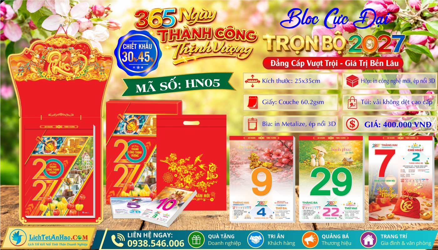 Bloc Cực Đại | MS: HN05 - 365 Ngày Thành Công Thịnh Vượng