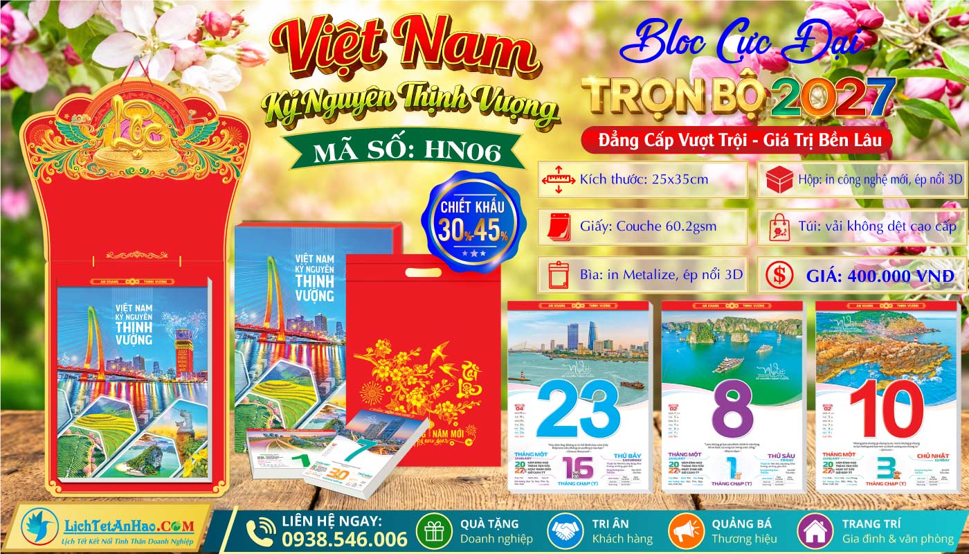 Bloc Cực Đại | MS: HN06 - Việt Nam Kỷ Nguyên Thịnh Vượng