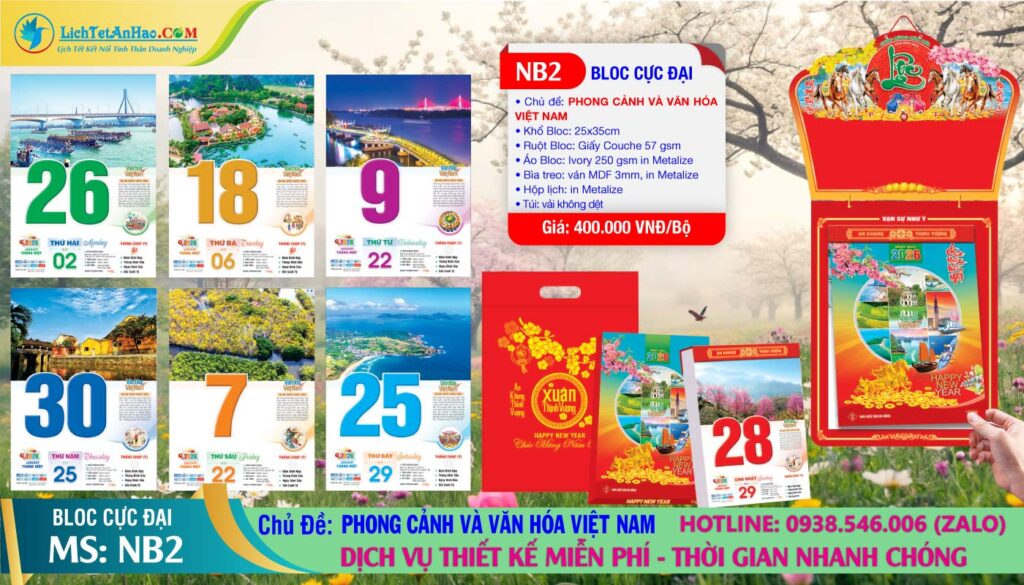 Bloc Cực Đại (25x35cm) | Mã Số: NB2 - Phong Cảnh Và Văn Hóa Việt Nam