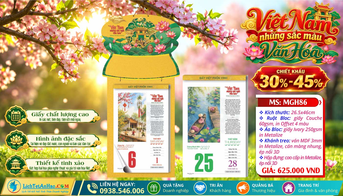 Bloc Cực Đại Đặc Biệt | MS: MGH86 - Việt Nam Những Sắc Màu Văn Hóa