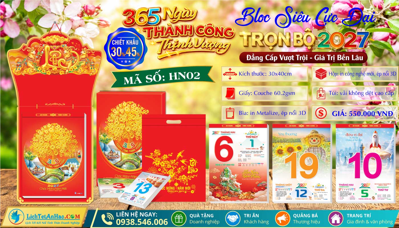 Bloc Siêu Cực Đại | MS: HN02 - 365 Ngày Thành Công Thịnh Vượng