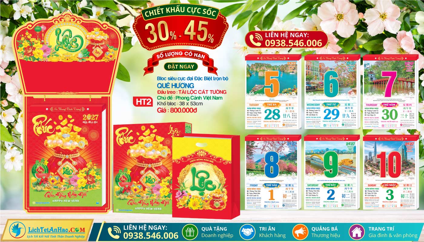 Bloc Siêu Cực Đại Đặc Biệt | MS: HT2 - Tài Lộc Cát Tường