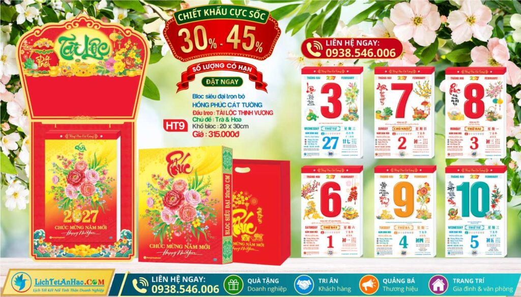 Bloc Siêu Đại | MS: HT9 - Tài Lộc Thịnh Vượng