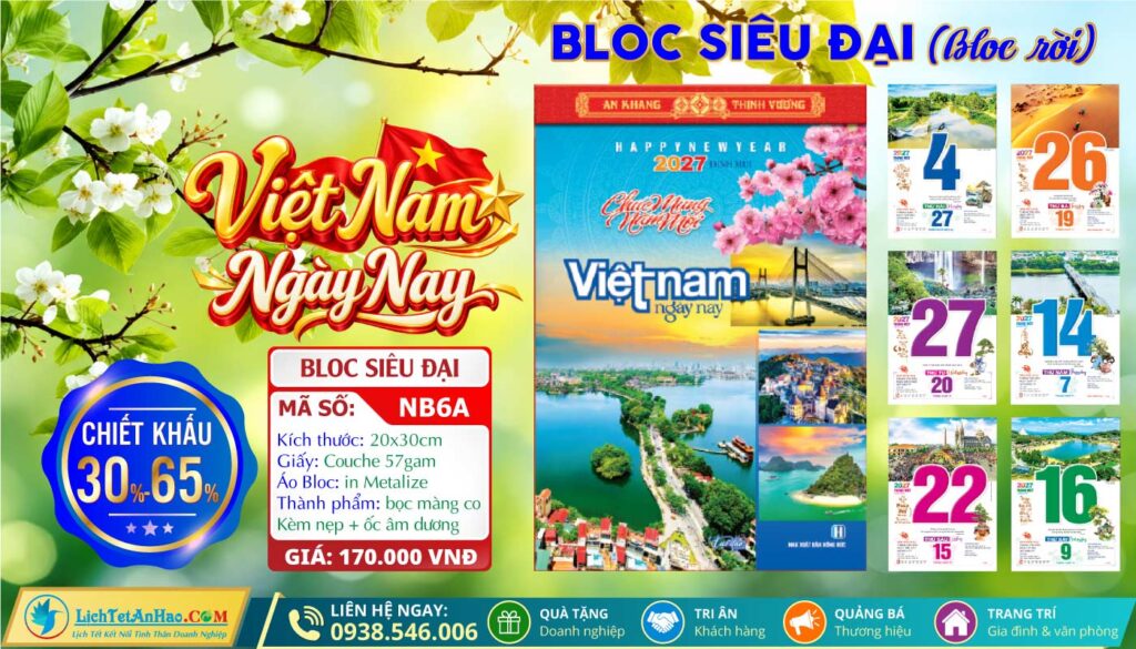Bloc Rời (20x30cm) - NB6A - Việt Nam Ngày Nay
