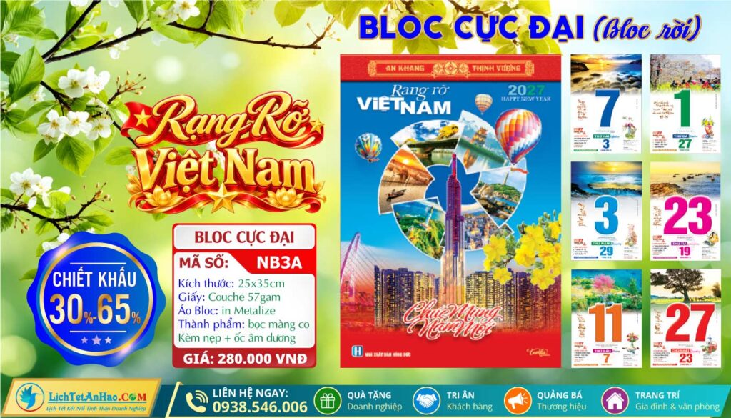 Bloc Rời (25x35cm) - NB3A - Rạng Rỡ Việt Nam