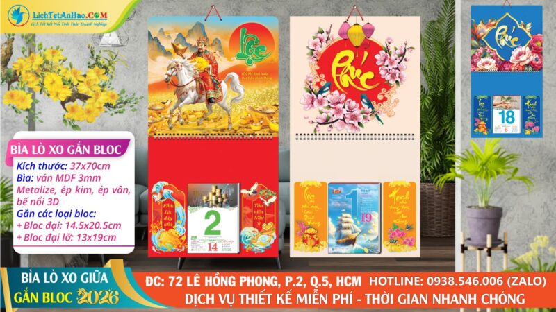 Bìa Lò Xo (37×70) Bế Nổi Gắn Bloc 2026